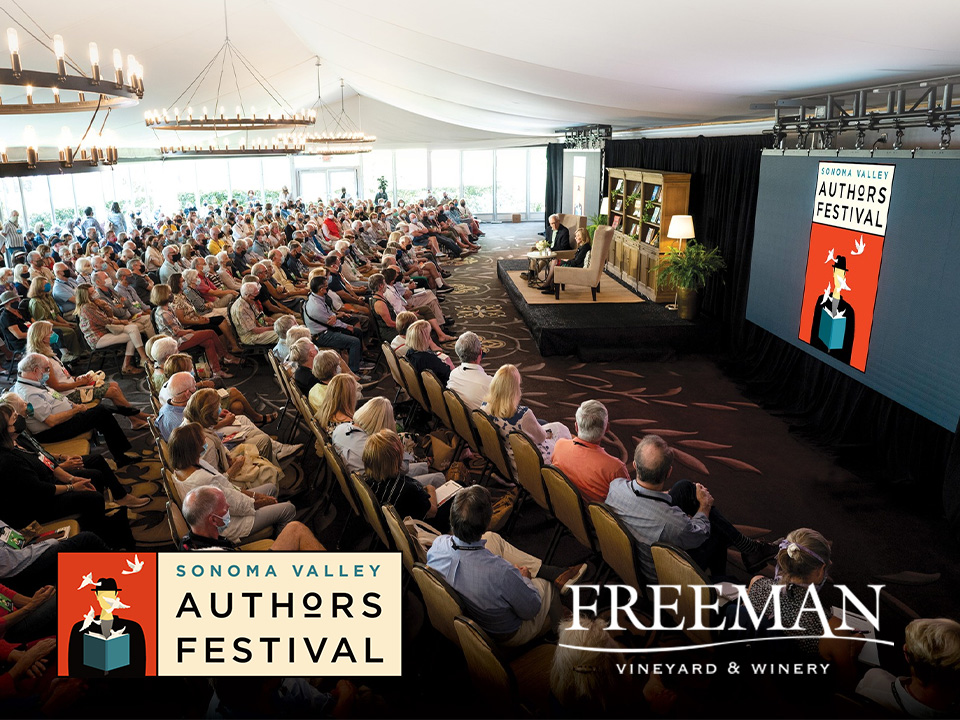 Freeman Vineyard & Winery Celebrates the Sonoma Valley Authors Festival 2024: A Fusion of Wine, Wisdom, and Words banner