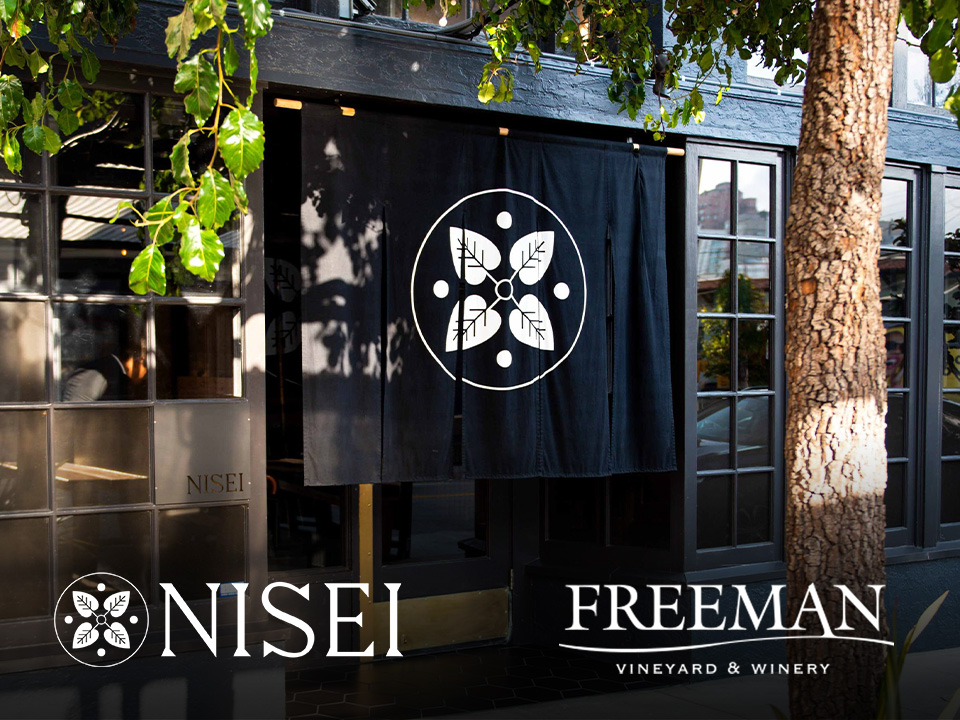 Join Ken And Akiko Freeman For A Winemaker Dinner At Nisei In San Francisco banner