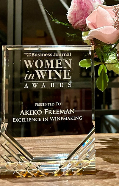Akiko Freeman Receives Excellence in Winemaking Award cover