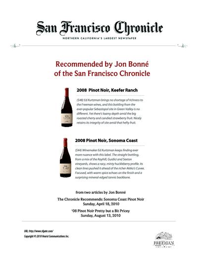 Recommended by Jon Bonné of the San Francisco Chronicle cover