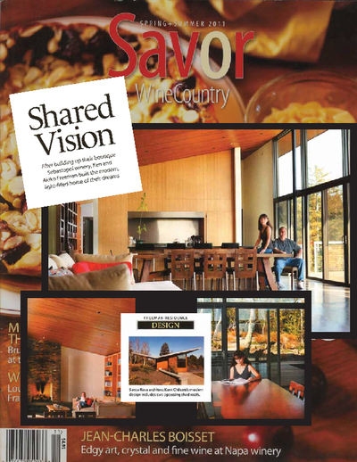 Shared Vision
Savor Magazine, a NY Times Publication. cover