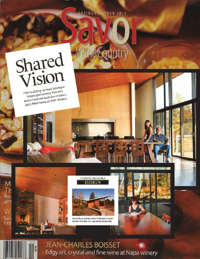 Shared Vision
Savor Magazine, a NY Times Publication. cover