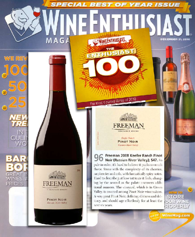 The Wine Enthusiast 100
The Most Coveted Wines of 2010 cover