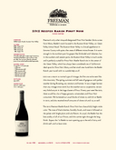 2012 Keefer Ranch Pinot Noir cover