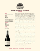 2014 Gloria Estate Pinot Noir cover