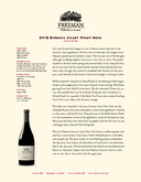 2013 Sonoma Coast Pinot Noir cover