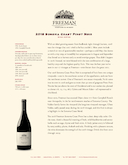 Sonoma Coast Pinot Noir cover