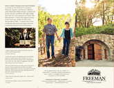 Freeman Vineyard & Winery Brochure cover