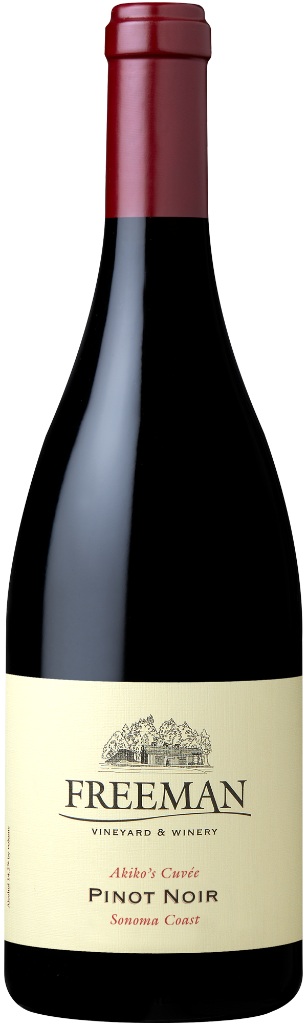Akiko’s Cuvée Pinot Noir bottle shot