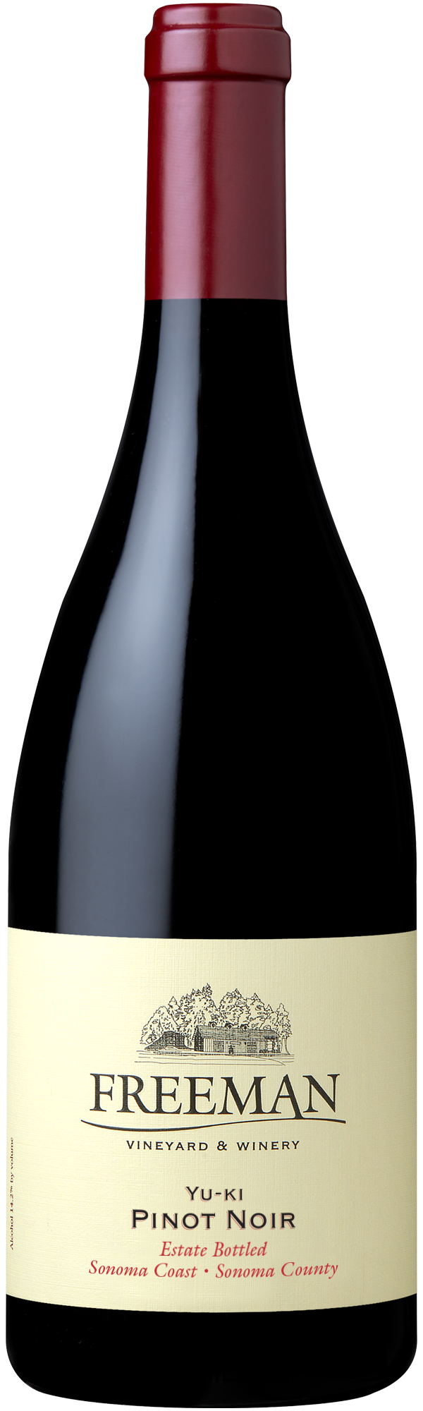 Yu-ki Estate Pinot Noir bottle shot