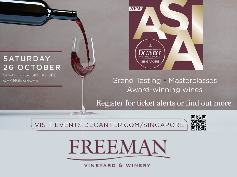 Join Us at the Decanter Fine Wine Encounter Singapore 2024! banner