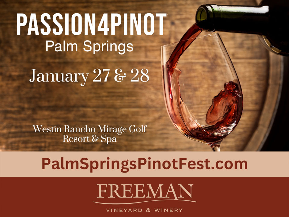 Passion4Pinot - Palm Springs banner