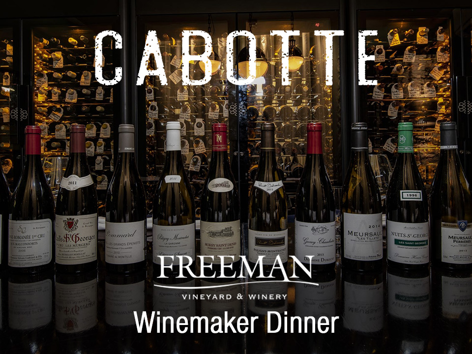 Join Ken and Akiko Freeman for a Winemaker Dinner at Cabotte, London banner